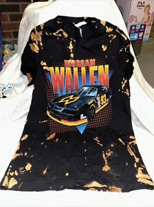 Morgan Wallen Bleached Race Car 93 Bella Canvas Shirt Size Medium - Bild 1 von 4