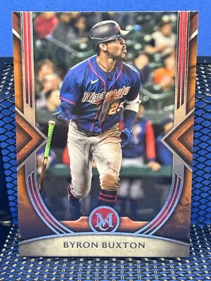 2022 Topps Museum Collection BYRON BUXTON Minnesota Twins Bronze Parallel - Image 1 of 2