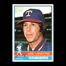 Joe Lovitto 1976 Topps Texas Rangers #604 Vintage GM!