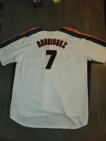 Vintage MLB True Fan Series Detroit Tigers #7 Ivan Rodriguez Jersey size XXL Cover