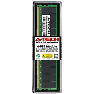 64GB 2Rx4 PC5-4800 EC8 RDIMM Intel Xeon w3-2435 w5-2445 w5-3425 Memory RAM - Picture 1 of 3