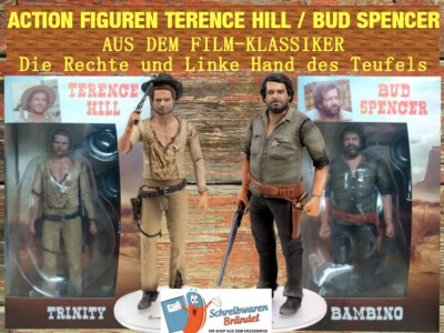 BUD SPENCER / TERENCE HILL OAKIE DOAKIE TOYS ACTION FIGUREN BAMBINO TRINITY NEU - Bild 1 von 4