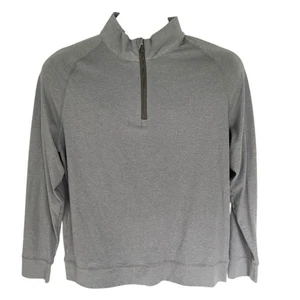 G/Fore 1/4 Zip Mid Layer Herren Grau G4 Logo Golf Pullover M - Bild 1 von 3