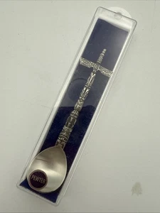 Pewter Totem Pole Spoon Made In Canada by Kebico Castings - Picture 1 of 8