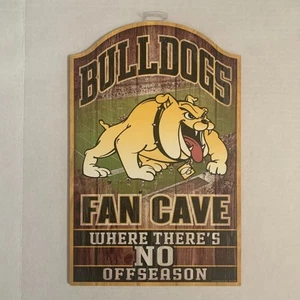 WinCraft 11'' x 17'' Bowie State Bulldogs Logo 100% Hardboard Sign Fan Cave New - Picture 1 of 6
