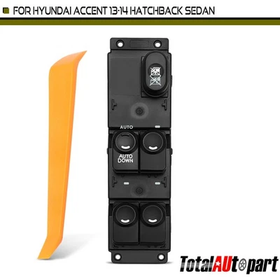 现代 Accent 2013 - 2014 前驱动器左 935701R101 电源窗开关 — 第 1/4 张图片