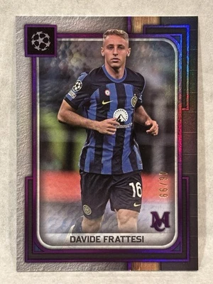2023-24 Topps Museum Collection UCL - Davide Frattesi Amethyst /99 #84 - Image 1 of 4