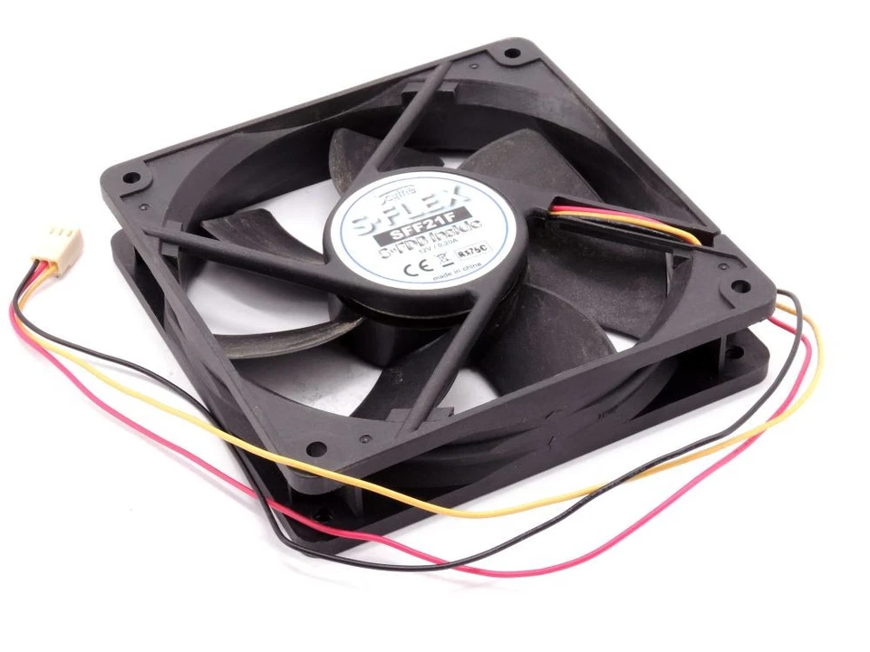 Scythe S-FLEX SFF21F 120Mm X 120Mm X 25Mm 12V 0.320 3-Pin Axial Fan - Image 1 of 1