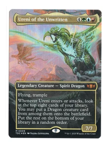 MTG - Ureni of the Unwritten Borderless Foil Commander: Tarkir: Dragonstorm NM - Picture 1 of 2
