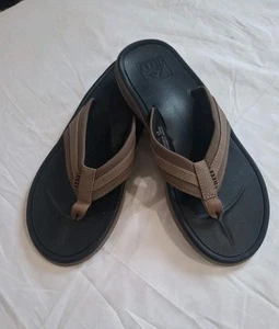 Reef Phantoms Cushion Bounce Tan Sandals Thong Flip Flop Sandal Mens 9 Womens 11 - Picture 1 of 8