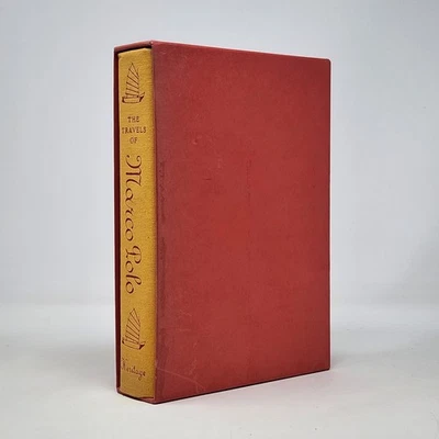 The Travels Of Marco Polo Slipcase Manuel Komroff Heritage Press 1962 Excellent - Image 1 of 4