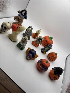 Lote de velas de Halloween Russ Gurley calabazas esqueleto fantasma oso calavera araña 13 - Imagen 1 de 19