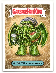 H. Pete Lovecraft 2018 Garbage Pail Kids HP Lovecraft Parody Sticker - Picture 1 of 2