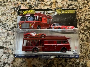 Hot Wheels Team Transport Ferrari 250 GTO Red & Fiat 642  RN2 Bartoletti #83 - Picture 1 of 2