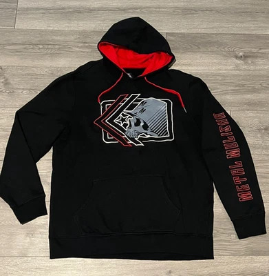XXL 2XL Mens METAL MULISHA Black Skull Pullover Hoodie Top Shirt Y2K VTG Grunge - Image 1 of 4