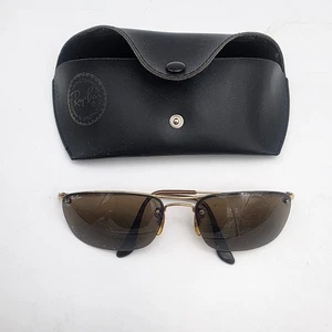 "Ray Ban"  RB 3182 001/73  TITANIUM  60[]16  Men's c.1991's  Designer Sunglasses - Picture 1 of 9
