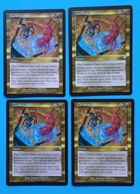 Magic the Gathering MTG Invasion CAULDRON DANCE  X  4  LP/EX U  2000 Nice! - Image 1 of 2