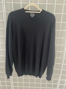 JoS. A. Bank Traveler’s Collection Cashmere Pullover Sweater Black Size L - Picture 1 of 4