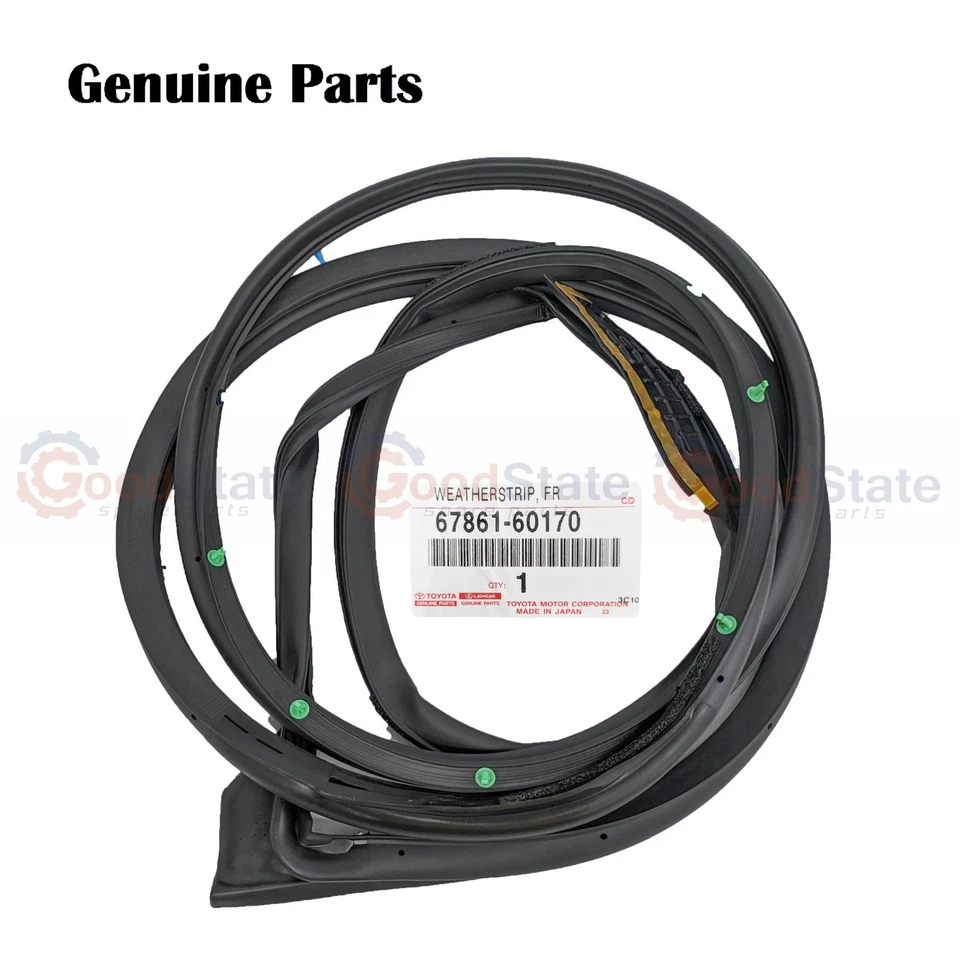 Genuine Toyota Prado GDJ155 GDJ151 GDJ150 Front RH Door Weatherstrip Rubber Seal - Image 1 of 1