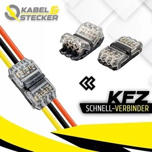 ★ KFZ Auto H3-Stecker Buchse Klemme 3-Polig Kabelverbindung Leitungsverbinder ★ - Picture 1 of 7
