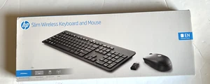 HP Slim Wireless Keyboard and Mouse T6L04AA#ABA New(open box) - Picture 1 of 6