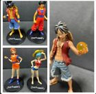 Lot de 5 figurines de collaboration Dragon Ball x One Piece Luffy Bulma Nami Goku