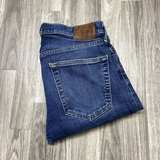 ABERCROMBIE & FITCH Langdon Slim Stretch Blue Denim Jeans Men's Size W 32 L 34