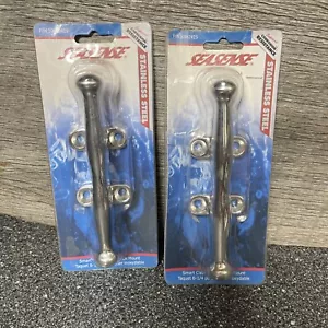 SeaSense Boat or Dock Cleat Stainless 6" 1/4” Lot Of 2 - Picture 1 of 3