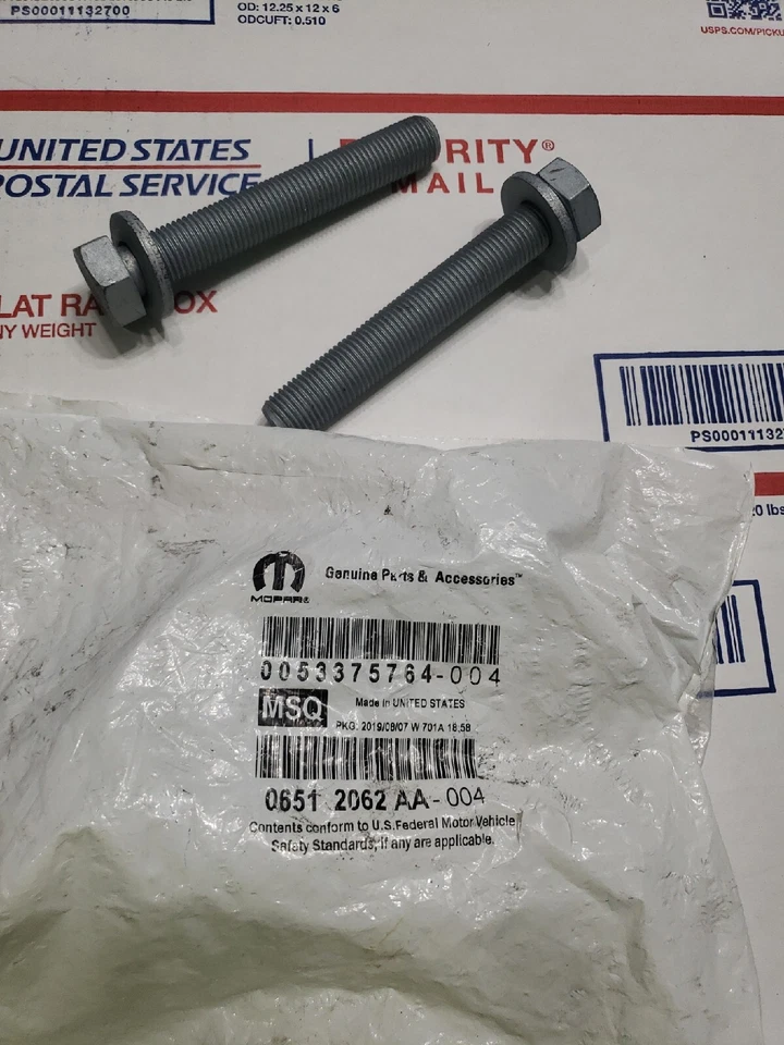 NUEVO 16-24 Se adapta a PERNOS DE BRIDA HEXAGONAL JEEP Wrangler 06512062aa cantidad. DE 2 Foto 1 de 1