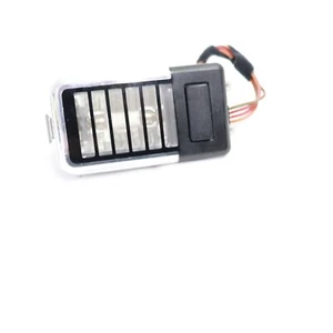 2000-2006 Bmw X5 E53 - Rear Interior Dome Reading Light Black & Chrome ~ 6948173 - Picture 1 of 13