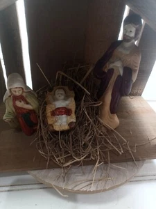 OCI Religiöse Figuren Josef Maria Jesus Weihnachtskrippe Krippe    - Bild 1 von 8