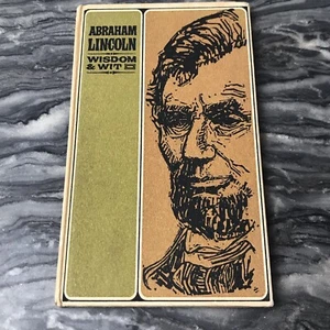 Abraham Lincoln Wisdom and Wit Louise Bechelder 1965 Hardcover No DJ - Picture 1 of 7