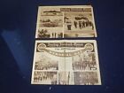 1942-43 New Bedford Sunday Standard-Times Roto Section - Lot Of 2 - Np 5005