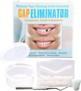 Kit de reparación dental Eliminator One-Step sin BPA temporal faltante espacio dental - Imagen 1 de 4
