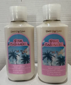 Bath & Body Works Pink Cashmere Daily Nourishing Body Lotion 8 oz New Set of 2 - Picture 1 of 1