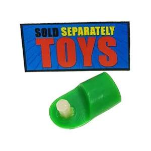 Crash Test Dummies Ted LEFT THIGH leg original replacement green accessory part - Picture 1 of 7