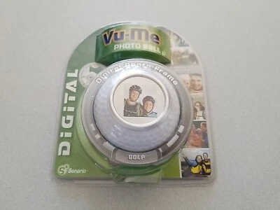 Vu-Me Photo Golf Ball Digital Photo Frame New Sealed Holds 70 Pictures ! - Image 1 of 2