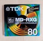 BRAND NEW FACTORY SEALED TDK Mini Disc MD-RXG MD Recordable 80