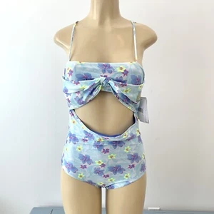 New Hurley Girls Swimsuit XL (13-15) Cutout One Piece Bathing Suit Juniors - Picture 1 of 6