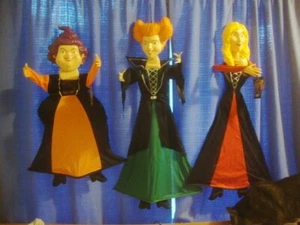 Halloween Hermanas Sanderson Colgantes MOLDES SOPLADOS Hocus Pocus Disney Coleccionable! - Imagen 1 de 9
