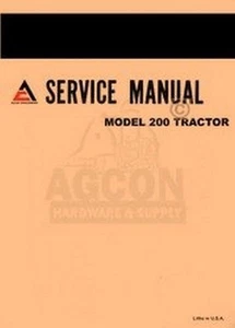 Manual de servicio de reparación de tractores Allis Chalmers 200 - Imagen 1 de 1