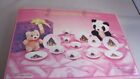 Boxed Child's Toy Dishes Dinnerware Christmas 17 Pieces Porcelain Teddy Bears