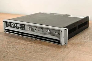 Crown Macro-Tech 2402 2-Channel Power Amplifier CG01FNV - Picture 1 of 9