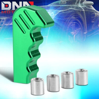 Aluminum Pistol Grip Style Manual Transmission Shift Knob Shifter Handle Green - Изображение 1 из 4