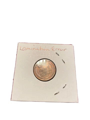 Lincoln 1926-D (G) Lamination Error On Reverse Cover
