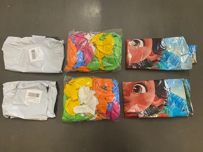 Lot of 2 sets of 46 Moana Balloons with 42 latex & 4 foil balloons each set - Image 1 of 4