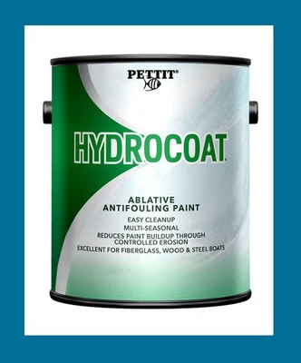 Pintura marina Pettit 1240 Hydrocoat galón azul Foto 1 de 2