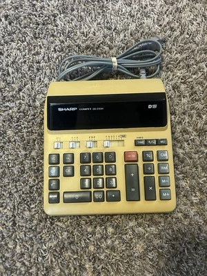 Sharp Compet QS-2122H - Vintage Electronic Calculating Machine, Thailand, Works. - Image 1 of 4