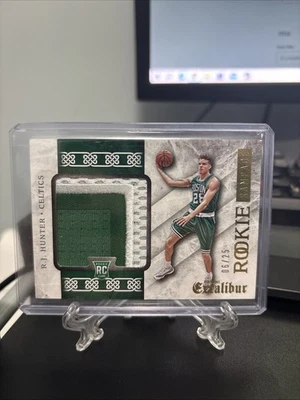R.J. HUNTER Celtics 2015-16 Excalibur "ROOKIE RAMPAGE" PATCH RC - SSP #d /25! - Image 1 of 2