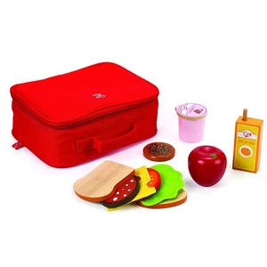 Juego de comida y accesorios de madera para juegos de cocina Hape para niños - Imagen 1 de 6